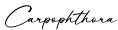 单词Carpophthora书写