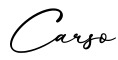 单词Carso书写