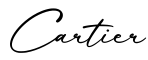 单词Cartier书写