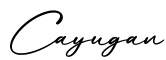 单词Cayugan书写