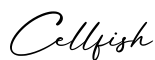 单词Cellfish书写