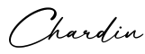 单词Chardin书写