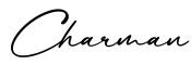 单词Charman书写