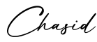 单词Chasid书写