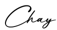 单词Chay书写