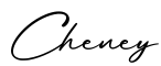 单词Cheney书写