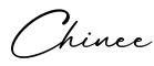 单词Chinee书写