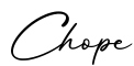 单词Chope书写