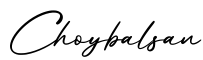 单词Choybalsan书写