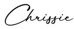 单词Chrissie书写
