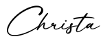 单词Christa书写