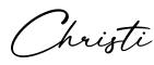 单词Christi书写