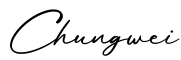 单词Chungwei书写