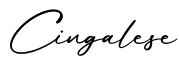 单词Cingalese书写