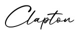 单词Clapton书写