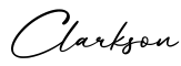 单词Clarkson书写