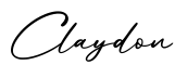 单词Claydon书写