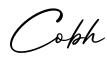 单词Cobh书写