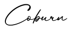 单词Coburn书写