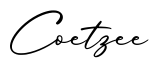 单词Coetzee书写