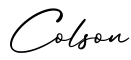 单词Colson书写