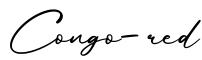 单词Congo-red书写