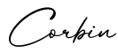 单词Corbin书写