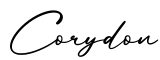 单词Corydon书写