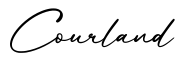 单词Courland书写