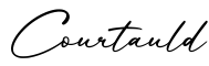 单词Courtauld书写