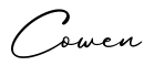 单词Cowen书写