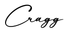 单词Cragg书写