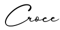 单词Croce书写