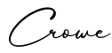 单词Crowe书写