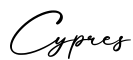 单词Cypres书写
