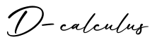 单词D-calculus书写