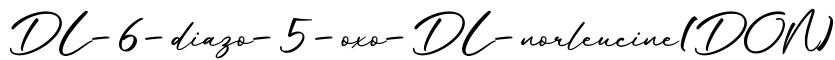 单词DL-6-diazo-5-oxo-DL-norleucine(DON)书写
