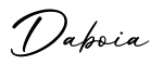 单词Daboia书写