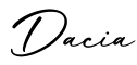 单词Dacia书写