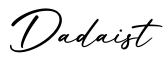 单词Dadaist书写