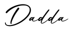 单词Dadda书写