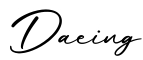单词Daeing书写