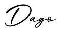 单词Dago书写