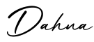 单词Dahna书写
