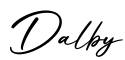 单词Dalby书写