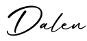 单词Dalen书写