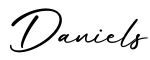 单词Daniels书写