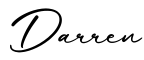 单词Darren书写