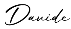 单词Davide书写