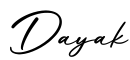单词Dayak书写